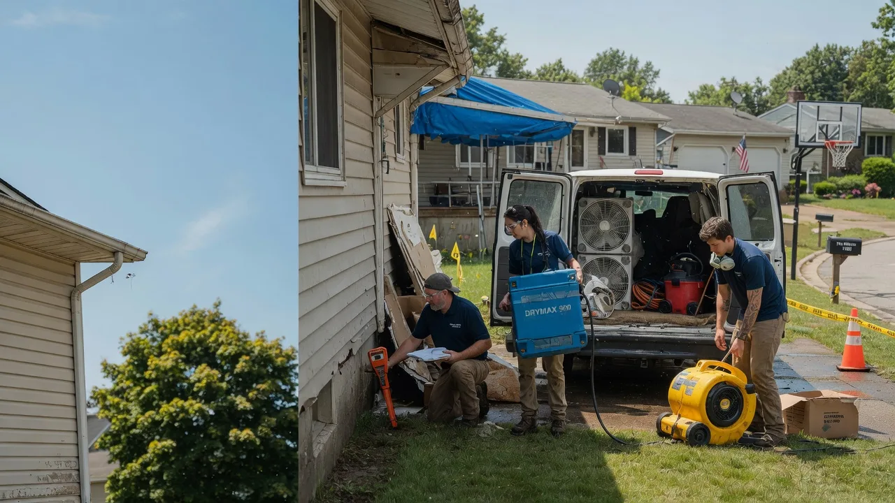 Ceiling Leak Cleanup in Minong, WI near me