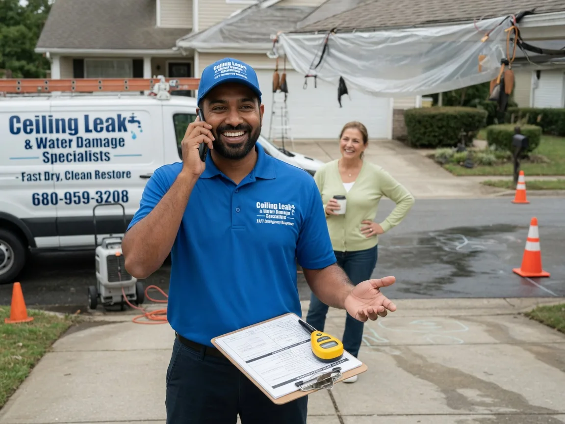 Ceiling Leak Cleanup Minong, WI FAQs